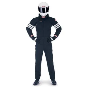 2 LAYER SFI 5 DRIVING SUIT XLARGE BLACK 402411