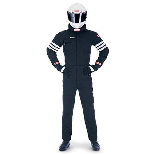 2 LAYER SFI 5 DRIVING SUIT XLARGE BLACK 402411