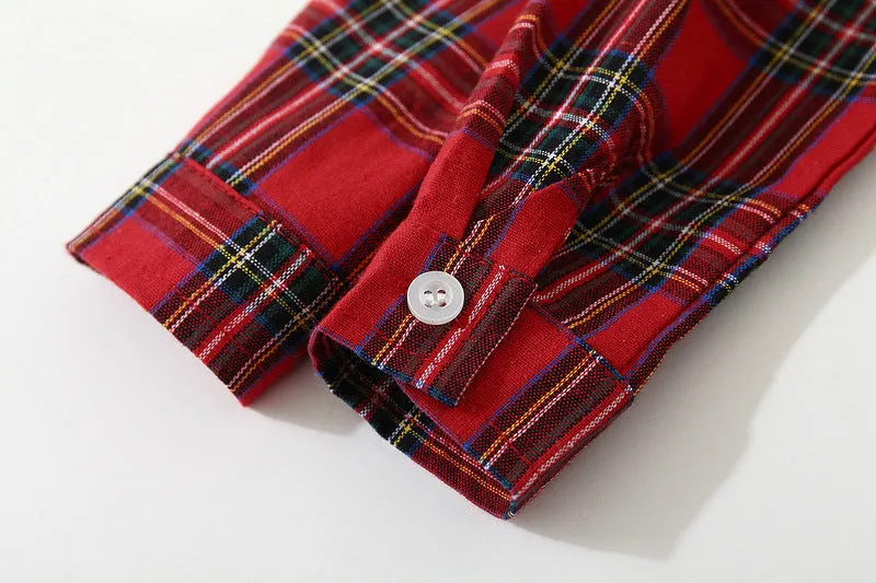 2 Pieces Set Baby Kid Boys Birthday Party Checked Bow Shirts And Solid Color Jumpsuits Wholesale 221216292