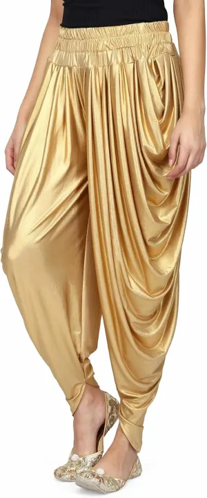 AHHAAAA Shimmer Relaxed Comfortable Dhoti Yoga/Dance Pants | Yoga Fitness Active Wear for Women