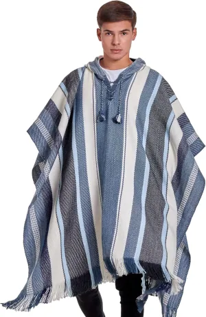 Alpaca Hooded Poncho for Men and Women for Winter Season - Cloak Cape - House Coat