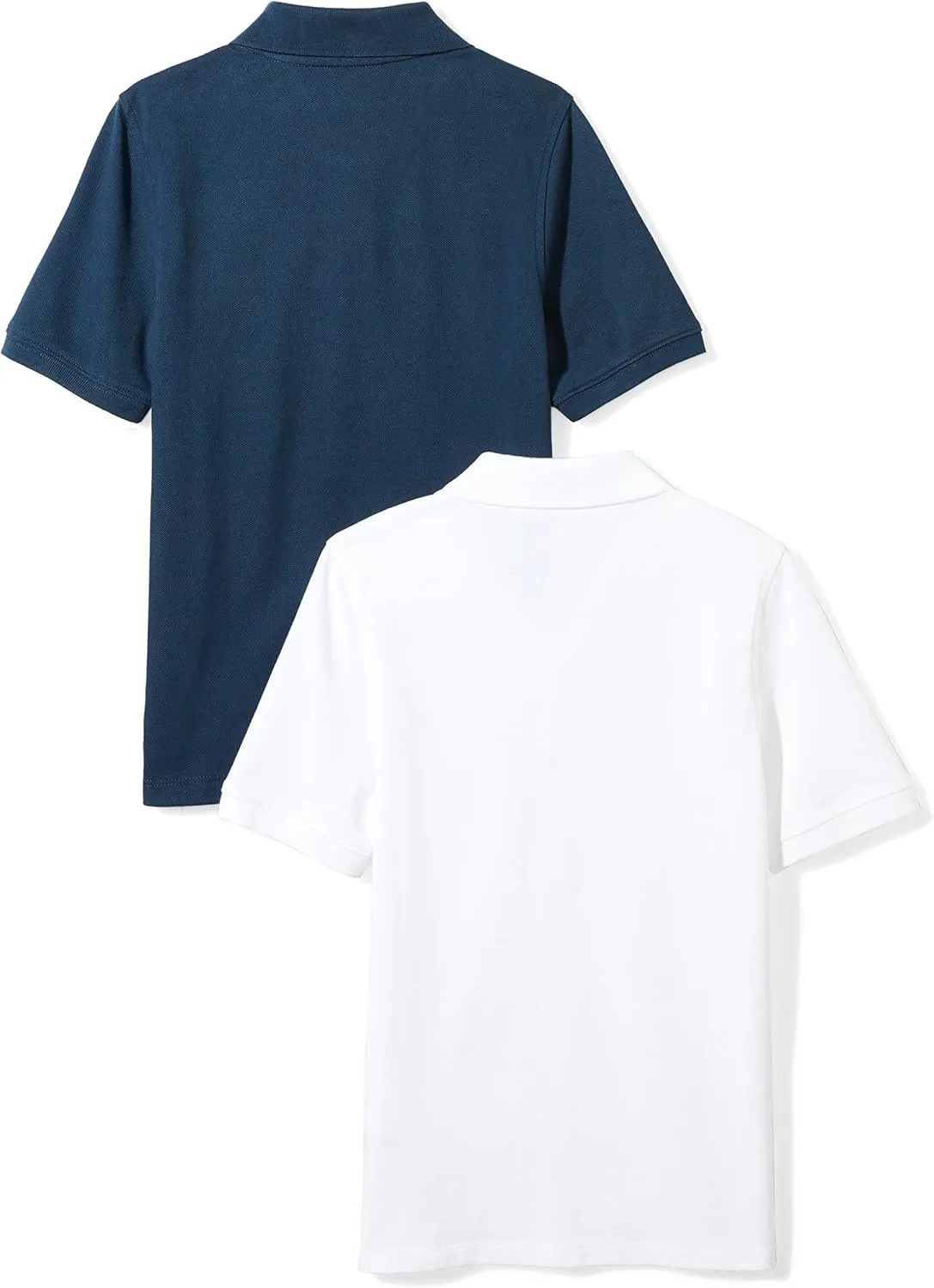Amazon Essentials Boys and Toddlers' Short-Sleeve Pique Polo Shirts, Multipacks