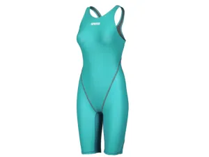 Arena Powerskin ST Open Back Girls Swimsuit (Aquamarine)