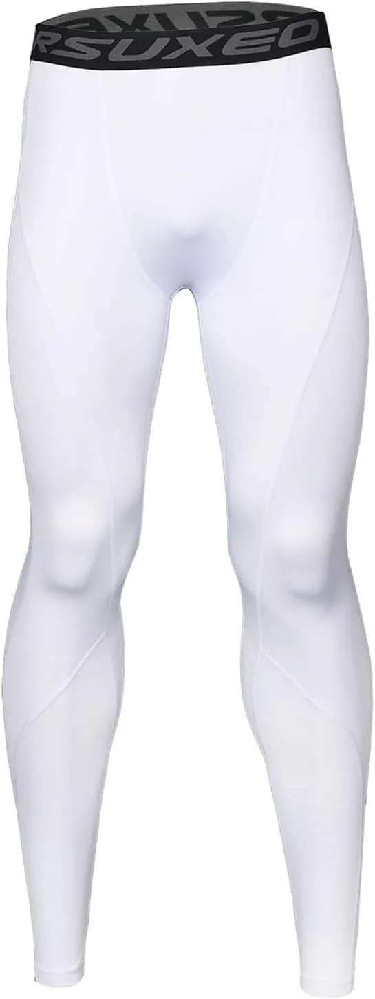 ARSUXEO Men's Compression Tights Running Pants Baselayer Legging K3