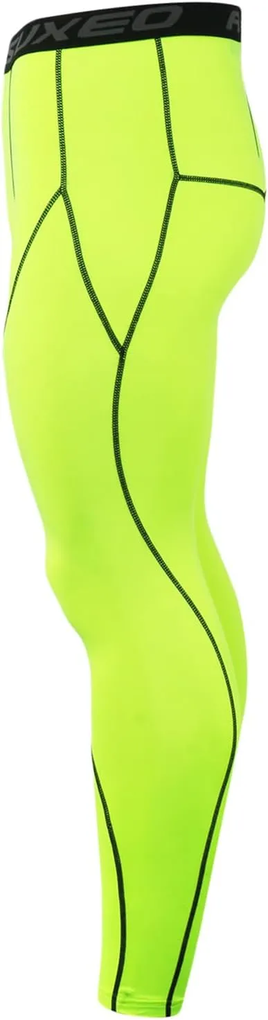 ARSUXEO Men's Compression Tights Running Pants Baselayer Legging K3
