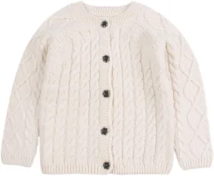 Baby Girls Sweater Toddler Knit Cardigan Kids Long Sleeve Cardigan Infant Crewneck Coat Fall Winter