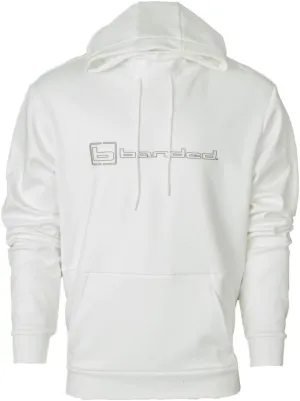 Banded Logo Hoodie  Soft Cotton-Blend Hunting & Casual Sweatshirt with Adjustable Hood