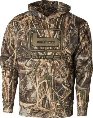 Banded Logo Hoodie  Soft Cotton-Blend Hunting & Casual Sweatshirt with Adjustable Hood