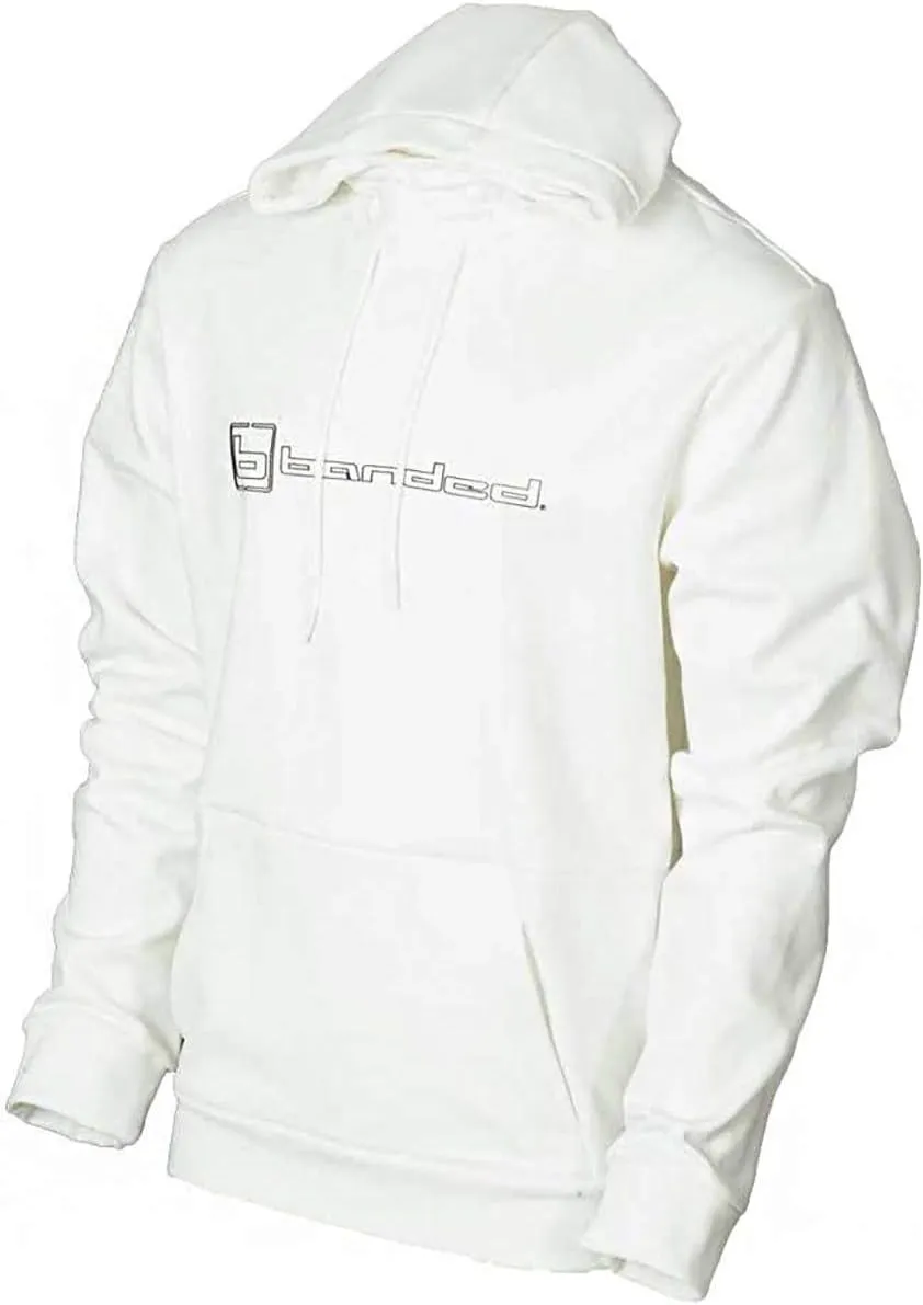 Banded Logo Hoodie  Soft Cotton-Blend Hunting & Casual Sweatshirt with Adjustable Hood