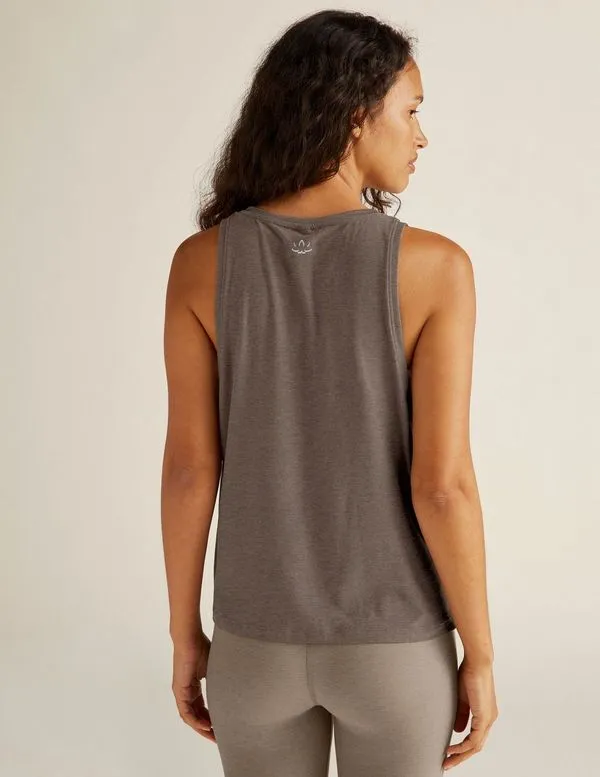 Beyond Yoga Featherweight Rebalance Tank - Soft Umber Heather