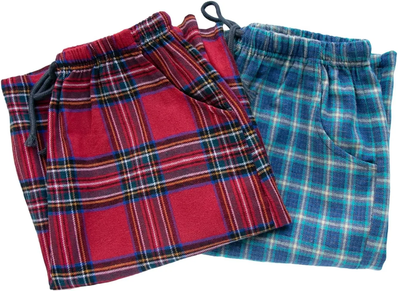Big Boys Shorts, Plaid Loose Cotton Sleep Lounge Pants 10-16 Years