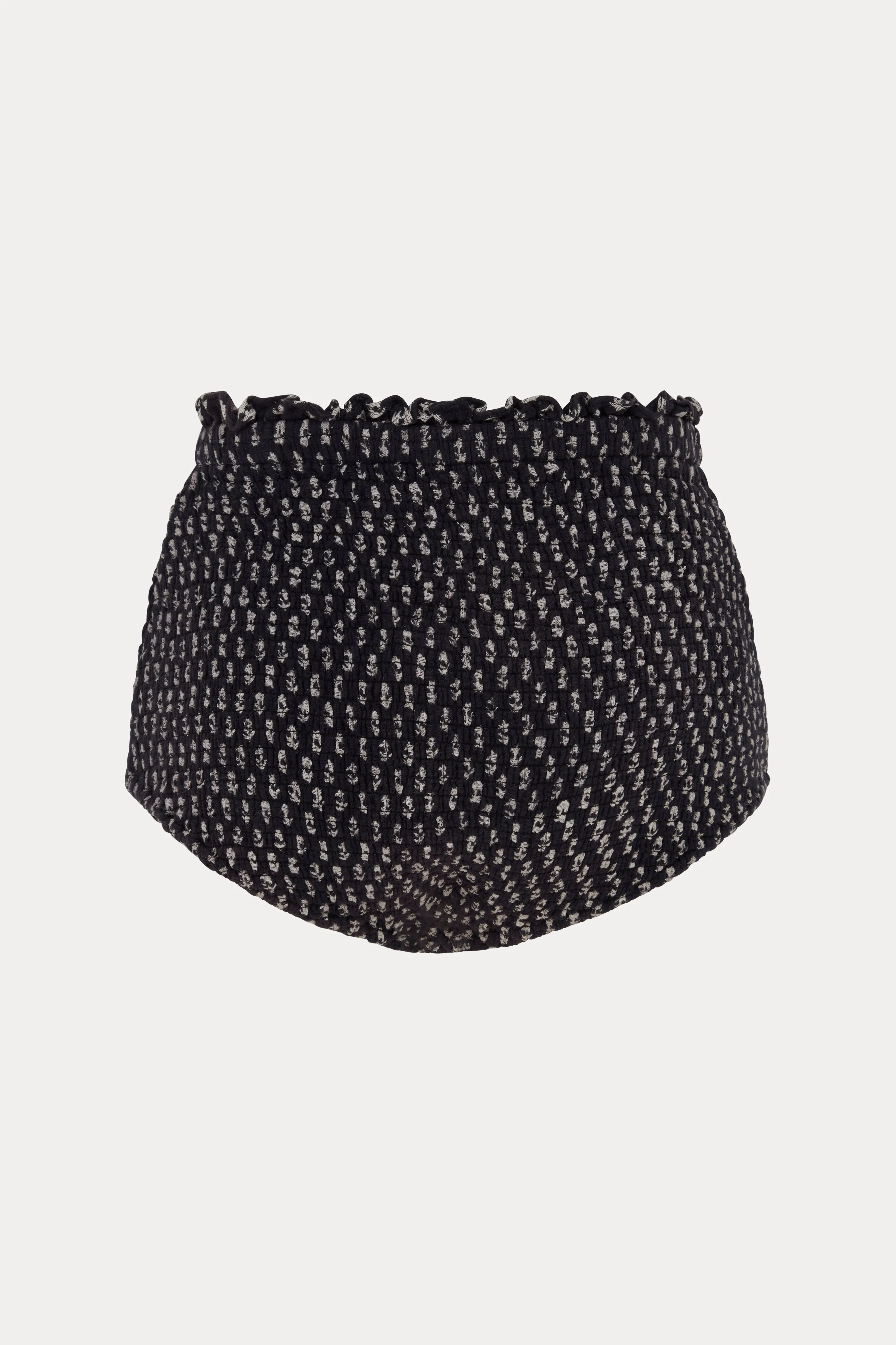 Black Calico Choo-Ha Highwaist Bloomer - Blockprint