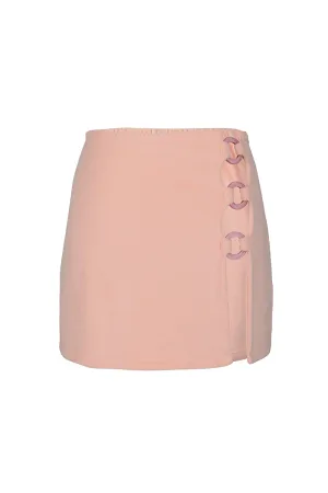 BONITA TERRY PEACH MINI SKIRT