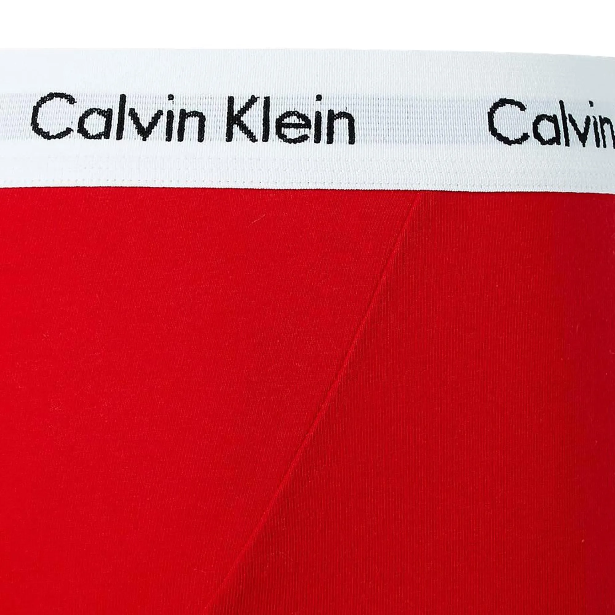 Calvin Klein 3 Pack Cotton Stretch Low Rise Trunks - White/Red/Blue
