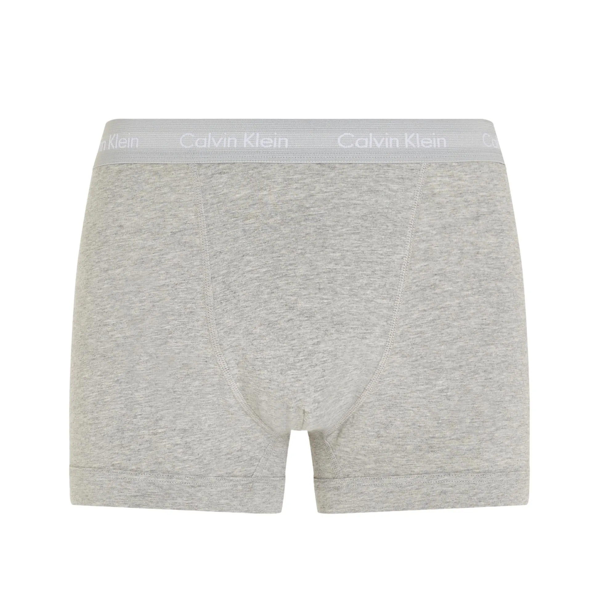 Calvin Klein Cotton Stretch Trunks 3 Pack - Grey Heather
