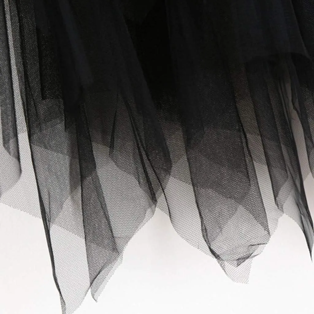 Casual Womens Comfortable High Waist Pleated Tutu Skirt Ladies Midi Skirt Womens Jean Skirt