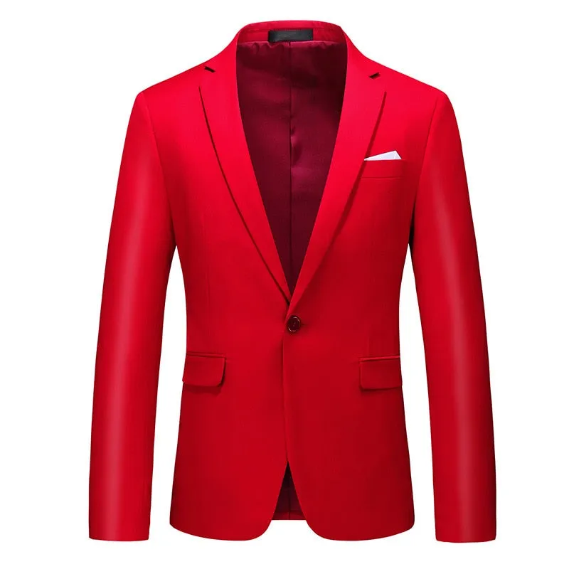 CGSUITS Men's Fashion Luxury Style Solid Color Design Premium Quality Light Blue Sky Blue Blazer Suit Jacket