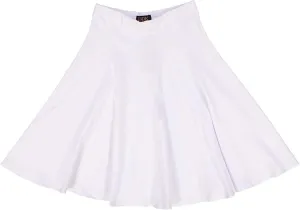 Classic Fit & Flare Cotton Pleated Skirt  Comfortable High-Waisted Knee & Midi Length for Everyday Style