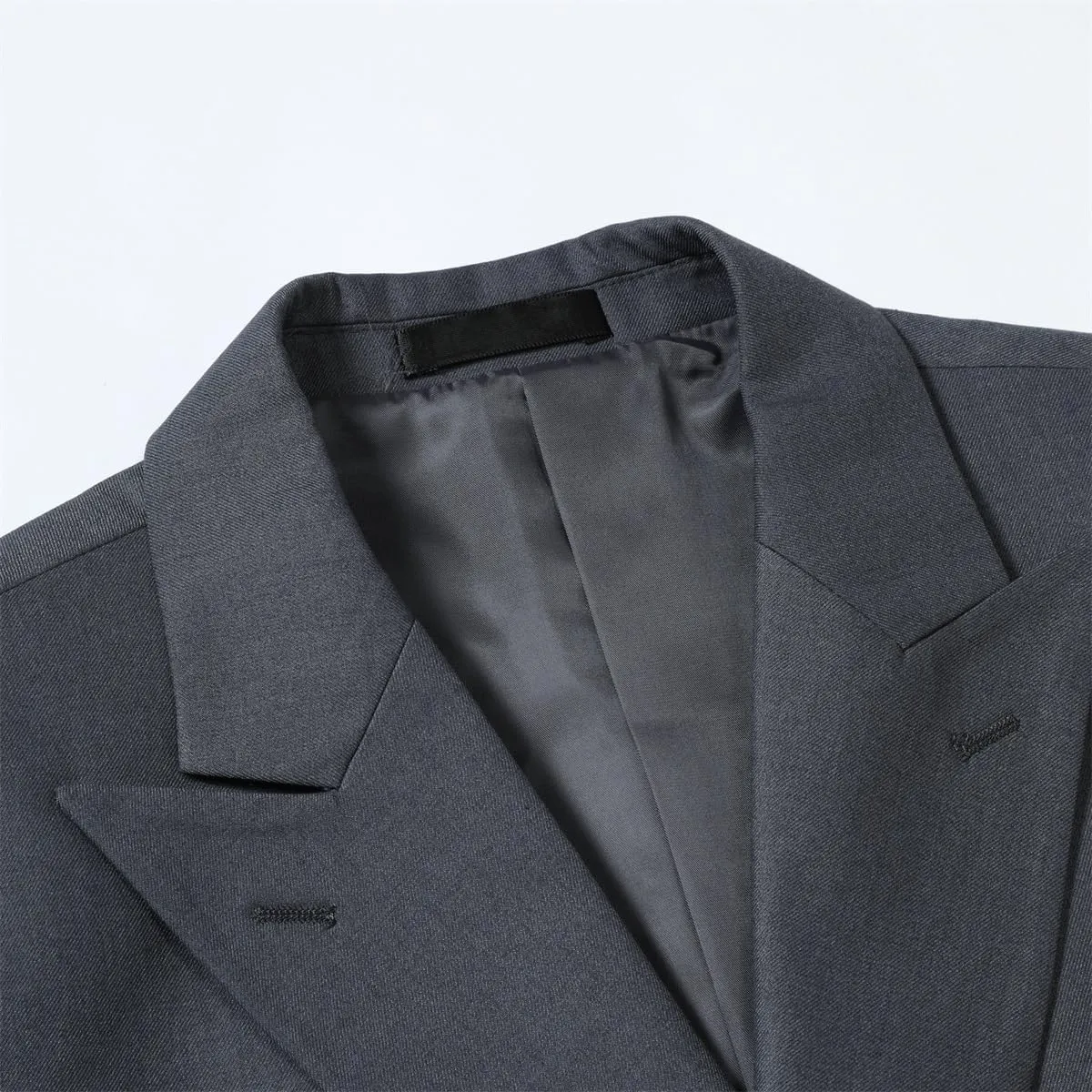 Cloudstyle Mens 2-Piece Dress Suit Blazer Slim Fit Double-Breasted Suit Jacket Sport Coat and Pants Set