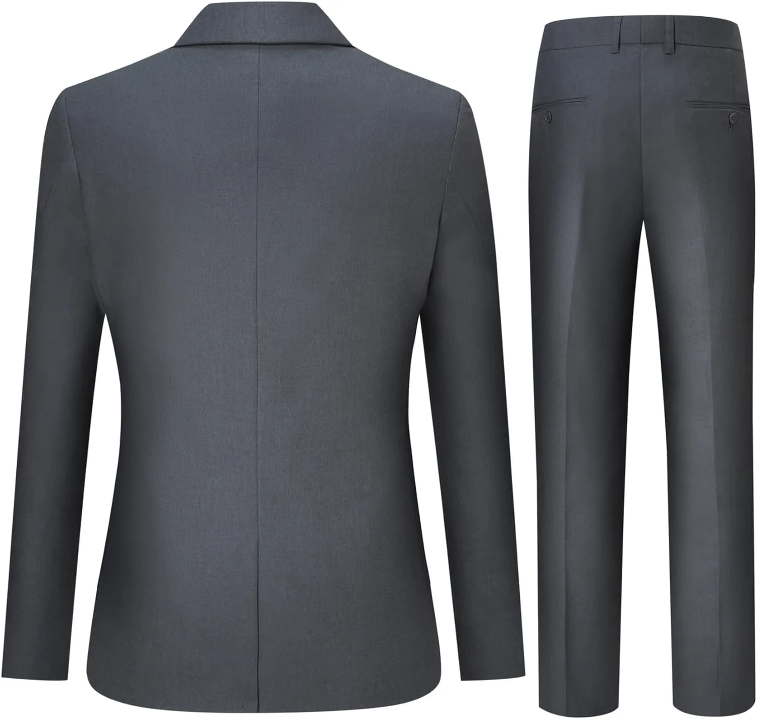 Cloudstyle Mens 2-Piece Dress Suit Blazer Slim Fit Double-Breasted Suit Jacket Sport Coat and Pants Set
