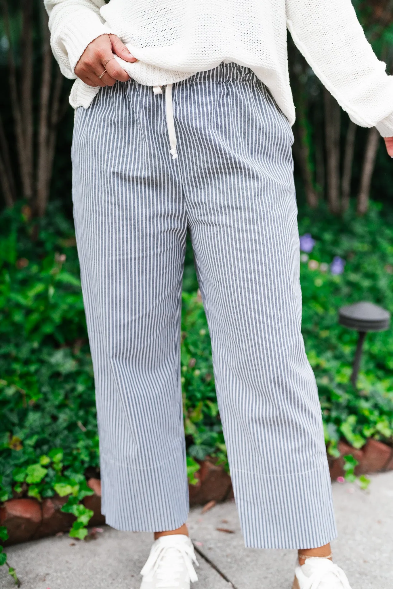 Coastal Pinstriped Set - Bottoms