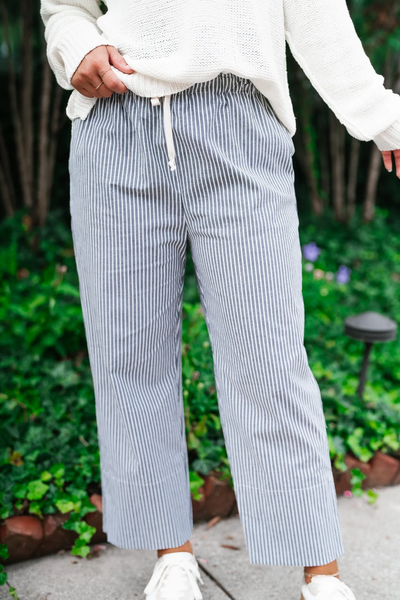 Coastal Pinstriped Set - Bottoms