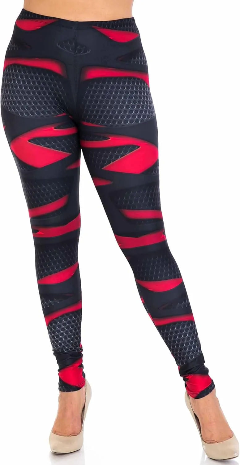 Creamy Soft Premium Women's Leggings Plus Size, High Rise, Stretchy & Breathable, Comfortable Fit - by USA Fashion