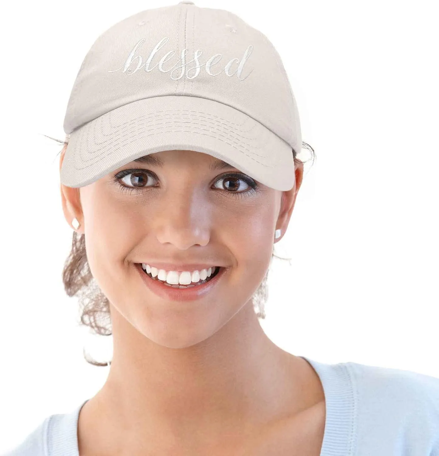 DALIX Blessed Women's Baseball Cap Soft Cotton Dad Hat