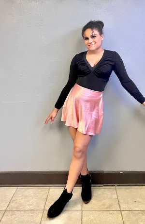 DOUBLE ZERO- Skater Mini Skirt