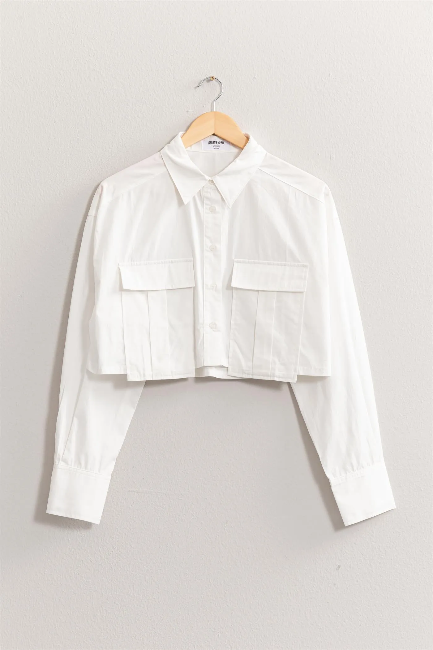 DZ24F863-BUTTON-UP SHIRT WITH FRONT POCKETS