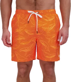 Eddie Bauer Men's SPF 50  Volley Swim Trunk - Fun Designs, Comfortable and Stylish, 7" Inseam