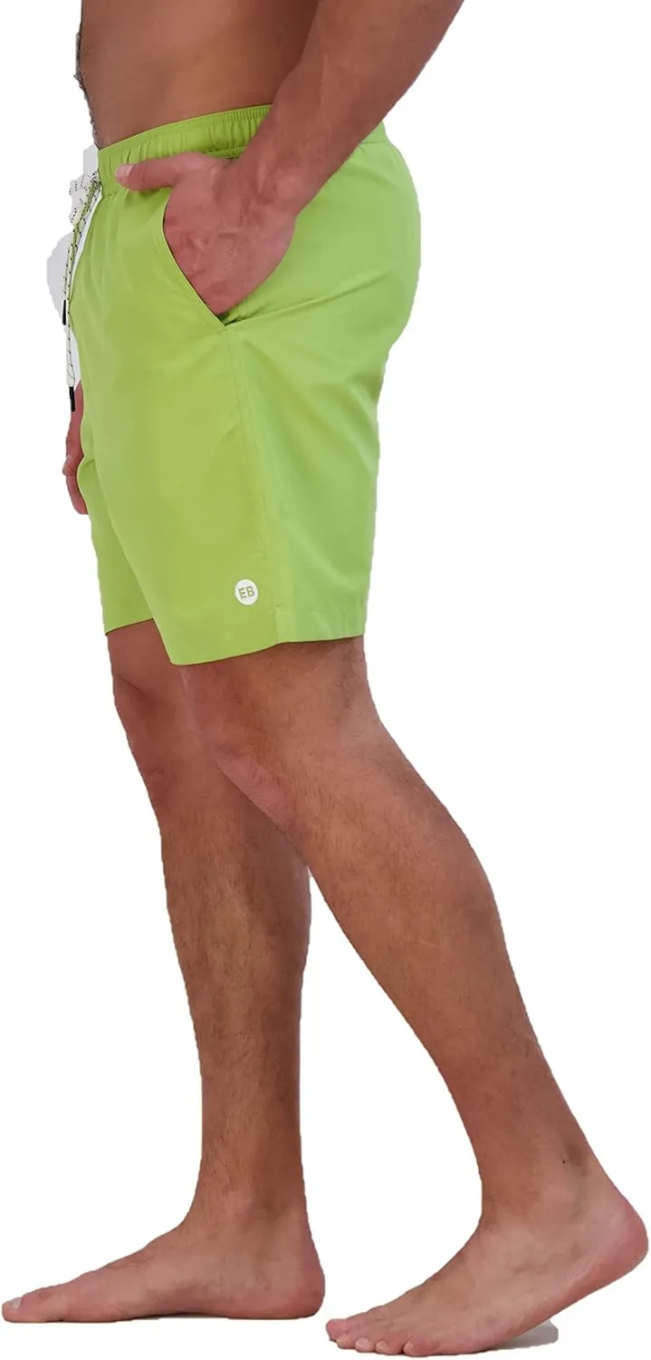 Eddie Bauer Men's SPF 50  Volley Swim Trunk - Fun Designs, Comfortable and Stylish, 7" Inseam