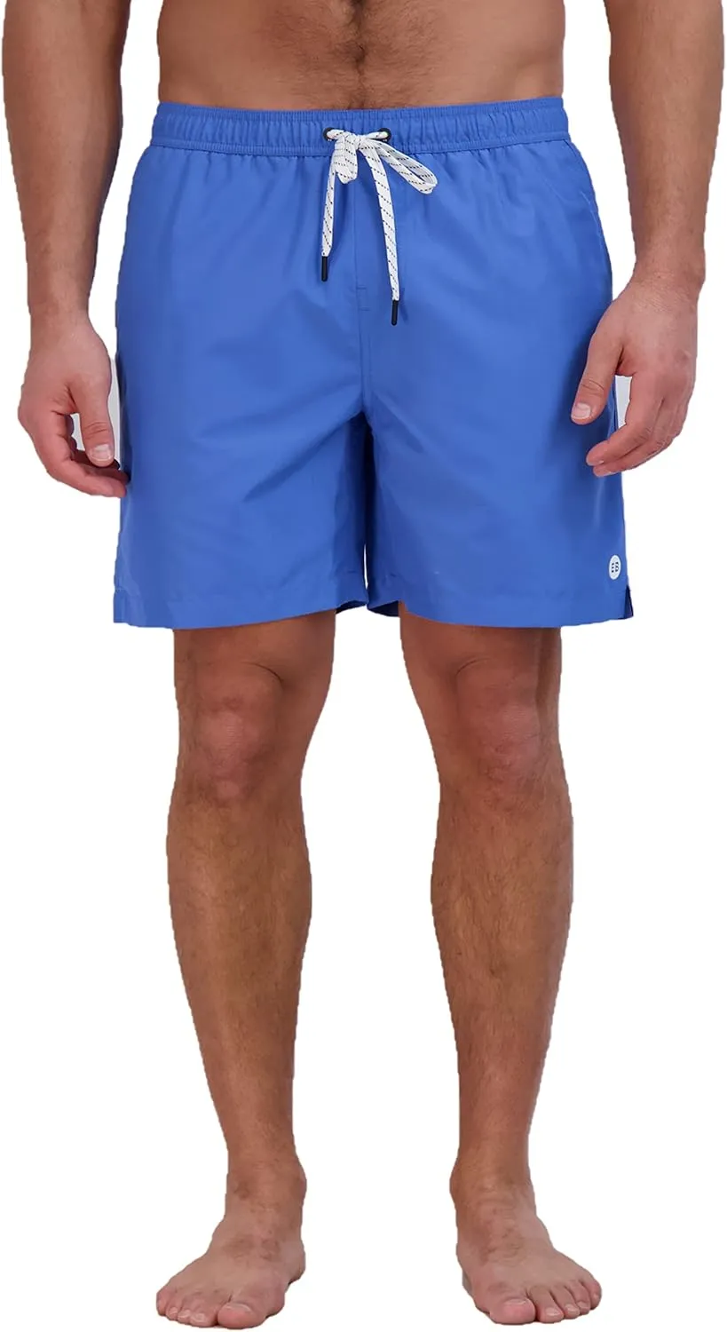 Eddie Bauer Men's SPF 50  Volley Swim Trunk - Fun Designs, Comfortable and Stylish, 7" Inseam