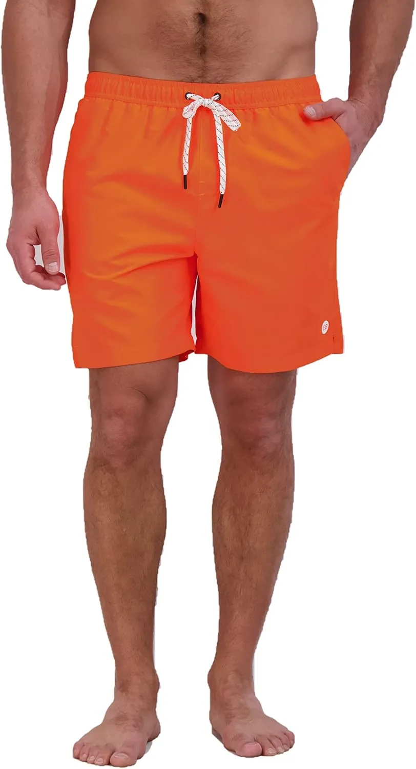 Eddie Bauer Men's SPF 50  Volley Swim Trunk - Fun Designs, Comfortable and Stylish, 7" Inseam