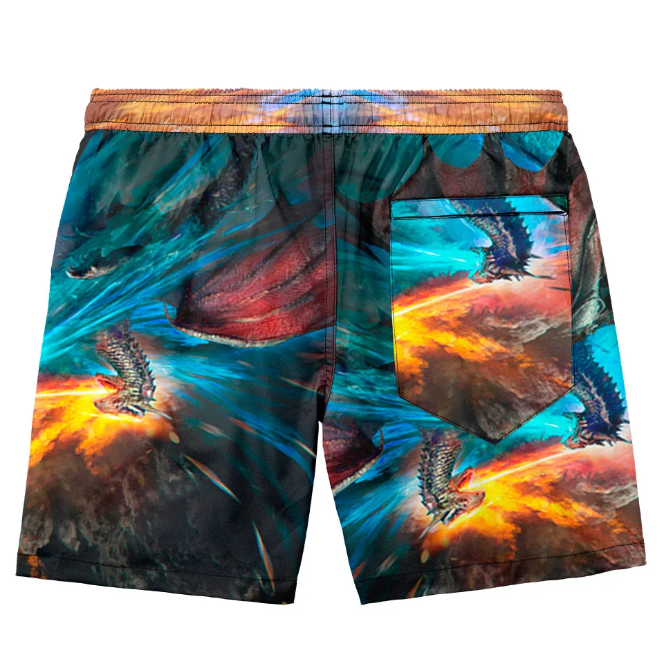 Fire and Ice Dragons Swim Trunks