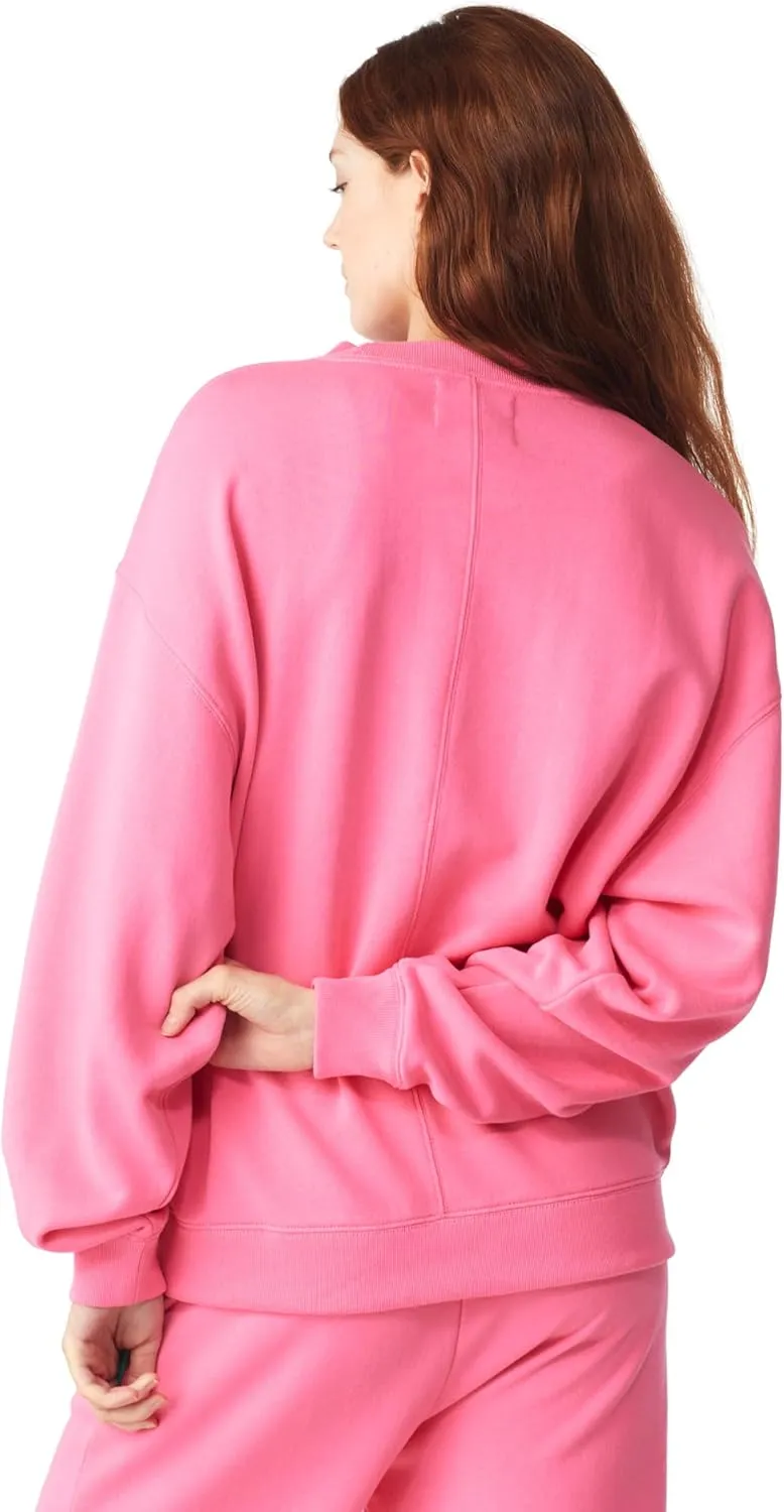 Future Planet Womens Saturn Premium Pullover French Terry Soft Cotton Crewneck Sweatshirt Loose Fit