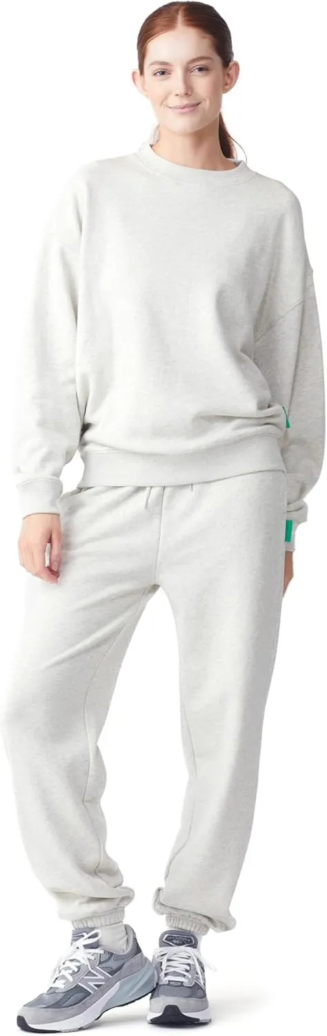 Future Planet Womens Saturn Premium Pullover French Terry Soft Cotton Crewneck Sweatshirt Loose Fit