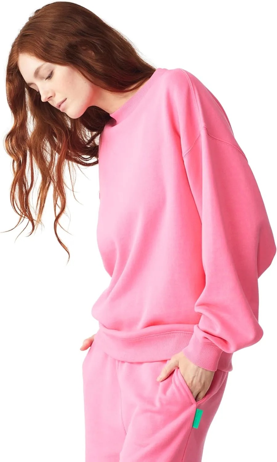 Future Planet Womens Saturn Premium Pullover French Terry Soft Cotton Crewneck Sweatshirt Loose Fit