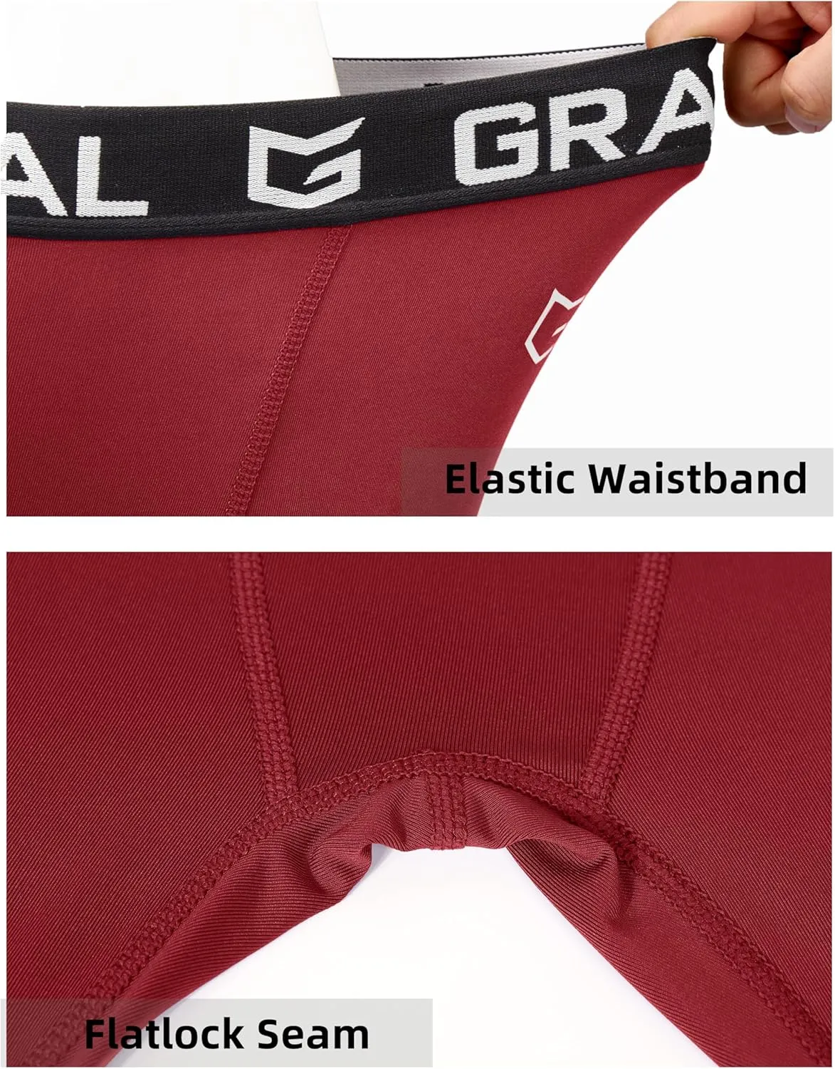 G Gradual Boys Compression Leggings Quick Dry Youth Basketball Football Pants Base Layer Sports Tights for Boys