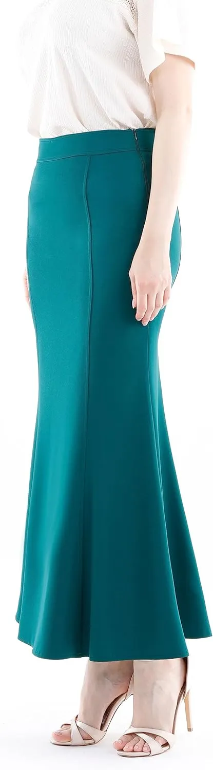 G-Line Maxi Skirts for Women, Mermaid Skirt, Fishtail Style Full Length Long Skirt, Flowy Skirt, Casual Long Skirts for Women
