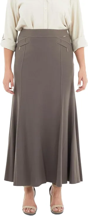 G-Line Mermaid Maxi Skirt - Fishtail Skirt for Women, High Waisted Skirt, Maxi Skirt with Slit, Long Skirts for Women (L-4XL)