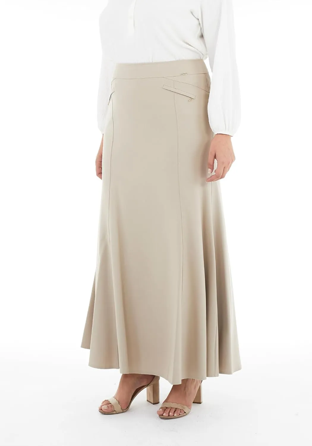 G-Line Mermaid Maxi Skirt - Fishtail Skirt for Women, High Waisted Skirt, Maxi Skirt with Slit, Long Skirts for Women (L-4XL)