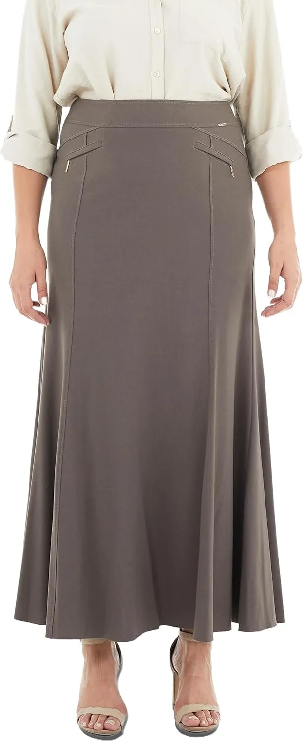 G-Line Mermaid Maxi Skirt - Fishtail Skirt for Women, High Waisted Skirt, Maxi Skirt with Slit, Long Skirts for Women (L-4XL)
