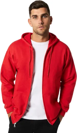 Gildan Men's Full Zip Hooded Sweatshirt