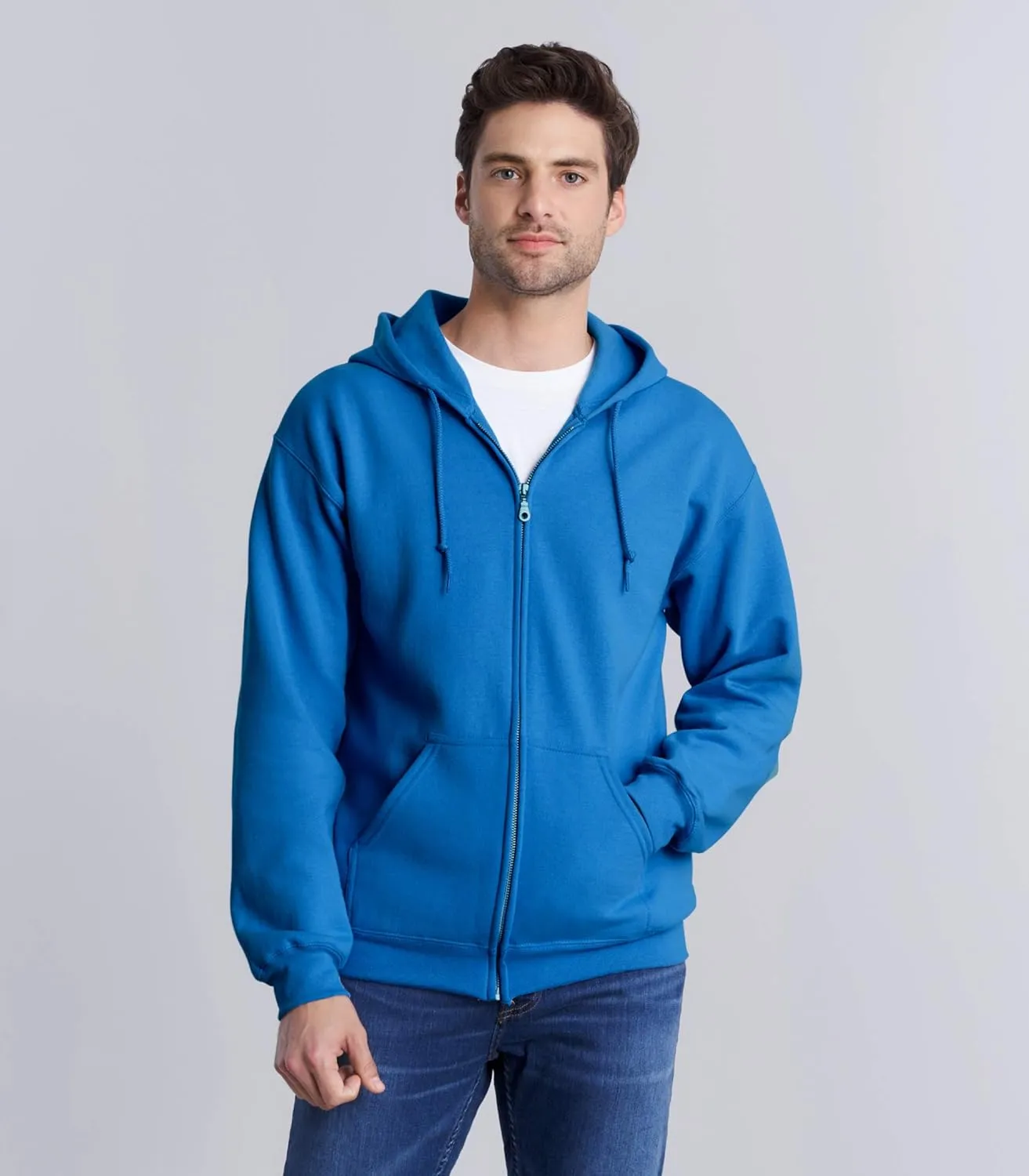 Gildan Men's Full Zip Hooded Sweatshirt