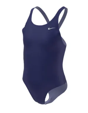 Girls Hydrastrong Performance Fastback Swimsuit - Navy