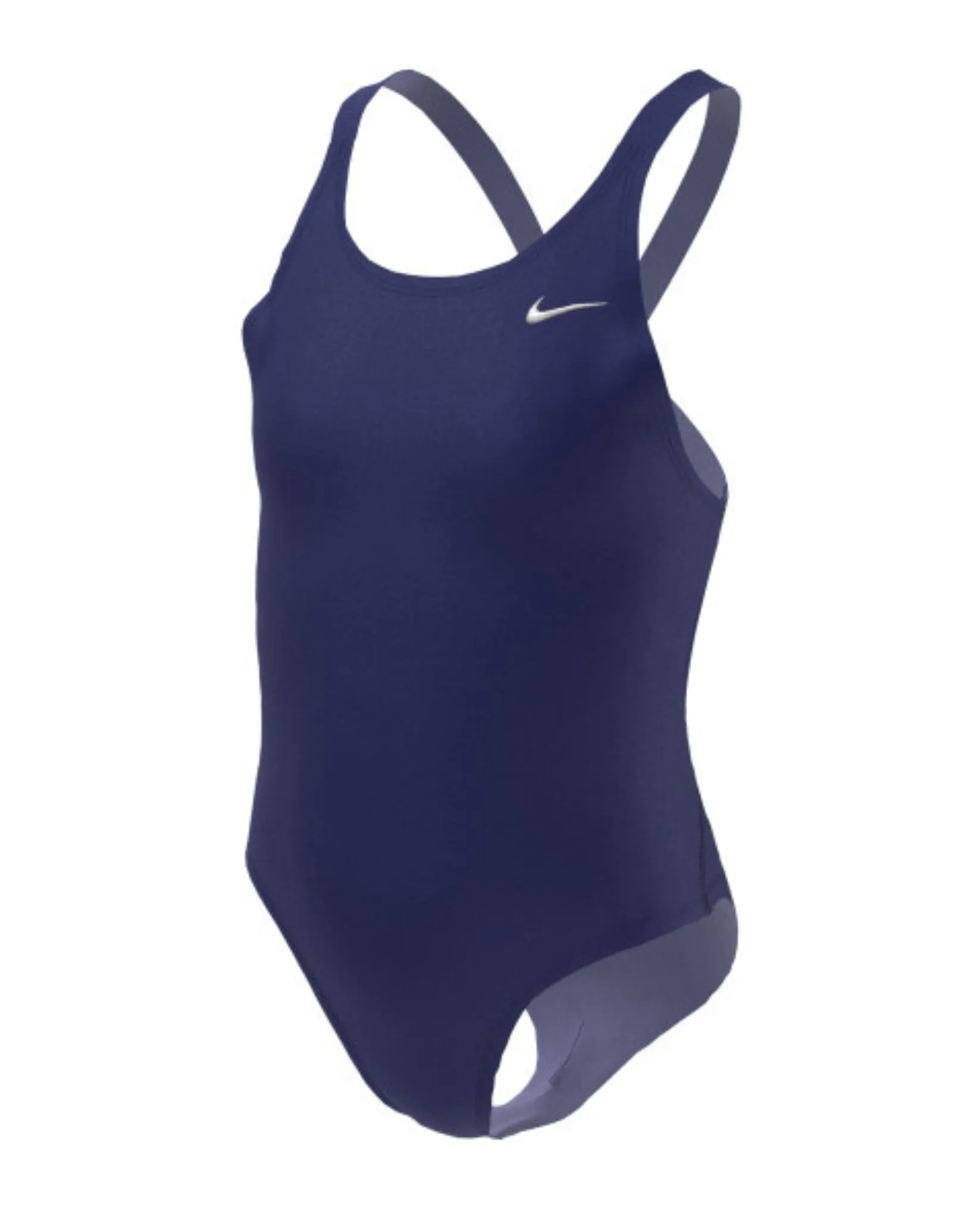 Girls Hydrastrong Performance Fastback Swimsuit - Navy