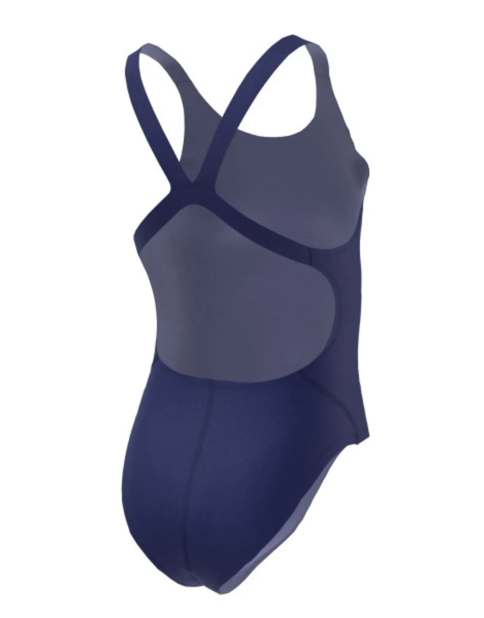 Girls Hydrastrong Performance Fastback Swimsuit - Navy