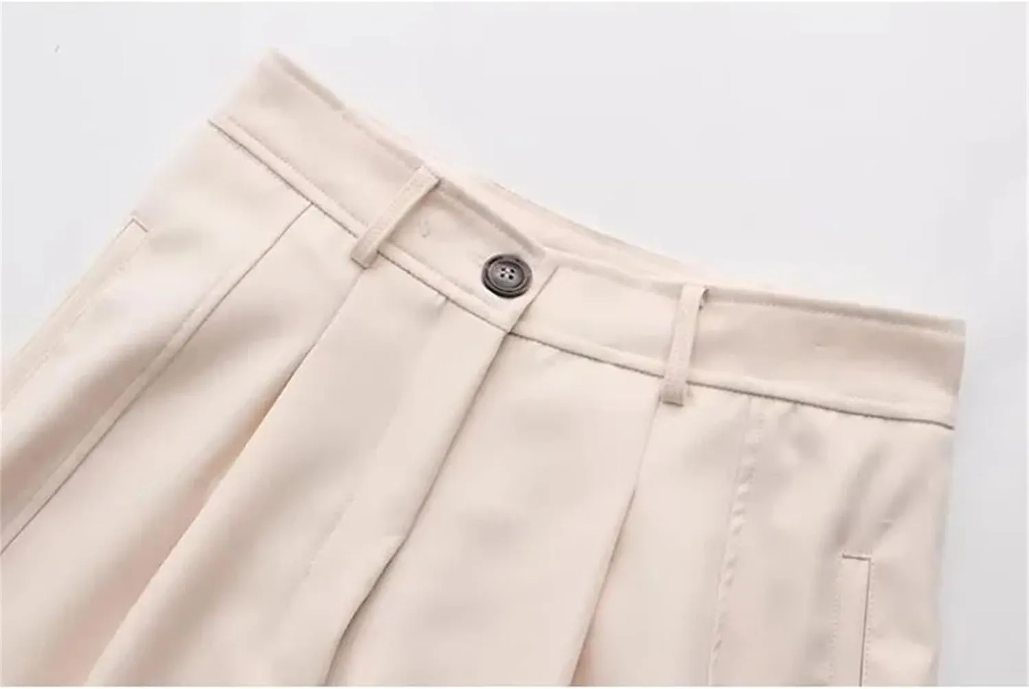 Hgvcfcv Baggy Pants for Women Women's Comfortable Harem Pants Denim Palazzo Pants