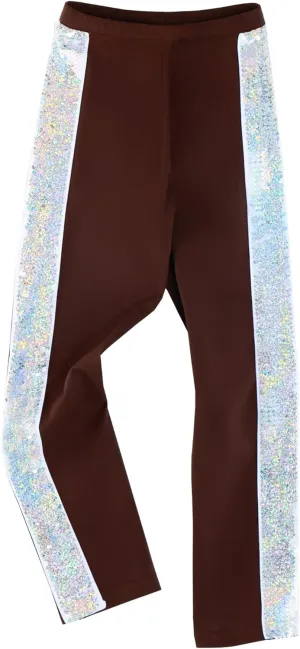 HH Family Flip Sequin Cotton Leggings for Girls Sparkle Pants 4-14 Years
